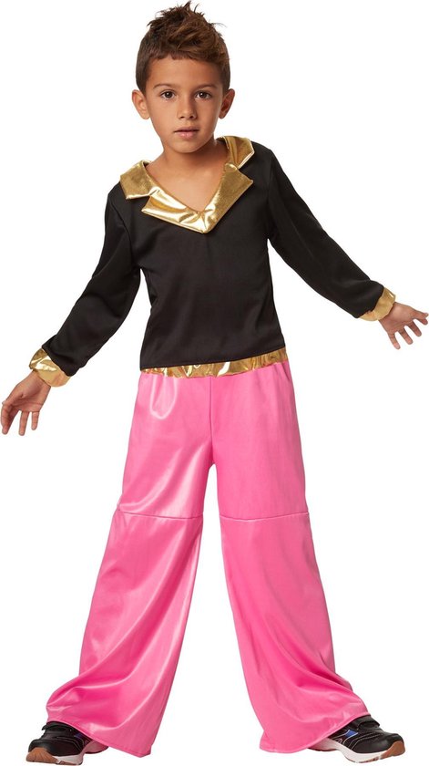 dressforfun - Disco dancer 158 (vanaf 12 jaar) - verkleedkleding kostuum halloween verkleden feestkleding carnavalskleding carnaval feestkledij partykleding - 302386