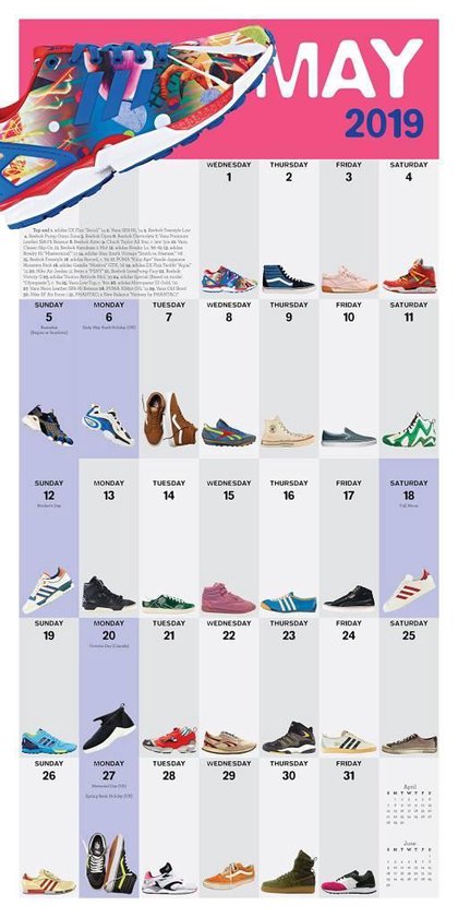 365 Days Of Sneakers Kalender 2019 | bol.com