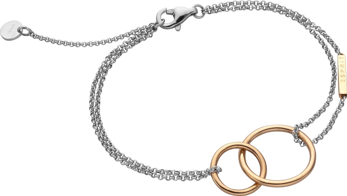 Esprit ESBR00082318 Tara Armband - Staal roségoudverguld - Rosékleurig