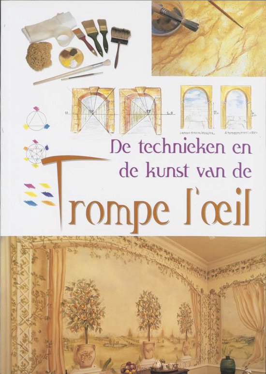 Cover van het boek 'Technieken en de kunst van de trompe-l'oeil'