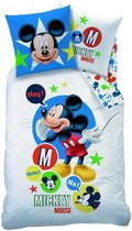 Mickey Mouse Expressions-Dekbedovertrek - eenpersoons 140 x 200