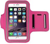 iPhone 8 Plus hoes Sport armband Hardloopband Hoesje Roze