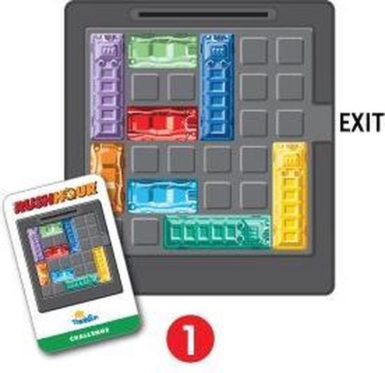 Thumbnail van een extra afbeelding van het spel Traffic Jam - Rush hour - smart driver - denkspel