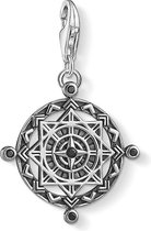 Thomas Sabo Charm Club 925 Sterling Zilveren Disc Vintage Compass Bedel 1712-643-11