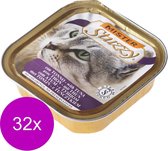 Mister Stuzzy Cat Paté 100 g - Nourriture pour chats - 32 x Thon