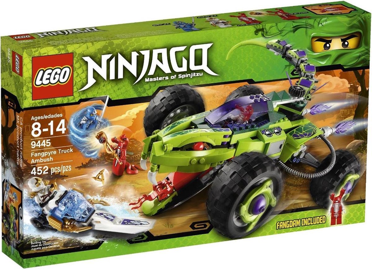 LEGO NINJAGO Fangpyre Aanvalsvoertuig - 9445 | bol.com