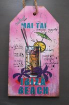 Ibiza wandbord Cocktail Party Mai Tai 30 cm