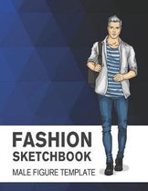 Fashion Sketchbook Male Figure Template
