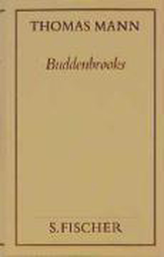 Buddenbrooks. Verfall einer Familie. (Frankfurter Ausgabe)