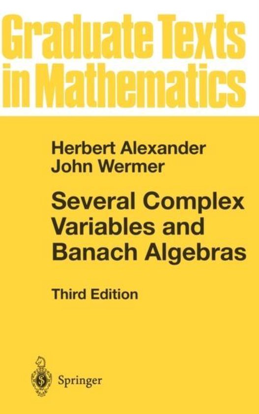 Several Complex Variables and Banach Algebras - cover