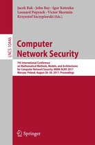 Lecture Notes in Computer Science 10446 - Computer Network Security