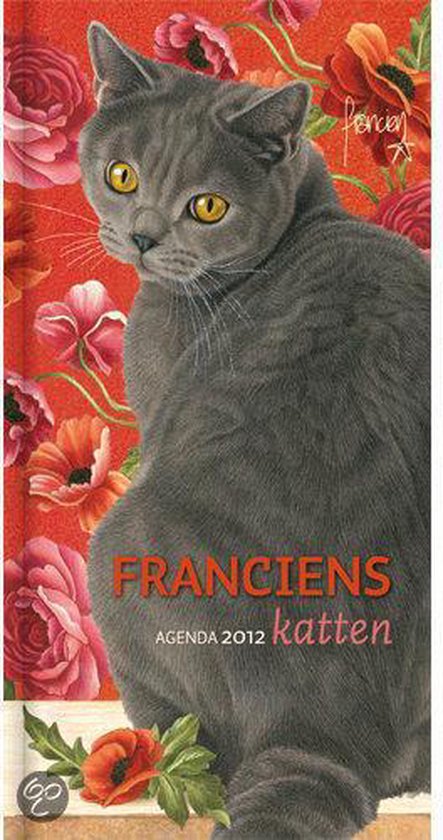 Cover van het boek 'Lady agenda Francien bloemen achtergrond 2012'