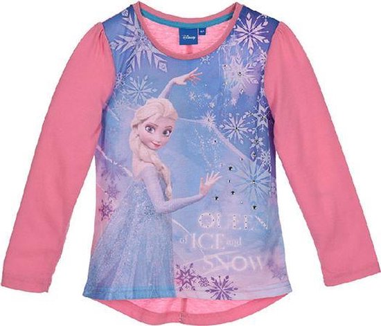 Chemise à manches longues Disney Frozen T-shirt Disney Frozen Girls Taille 122/128