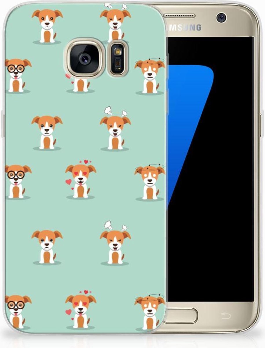Samsung Galaxy S7 TPU Hoesje Pups
