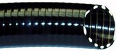Zuig/persslang zwart met spiraal 25mm (per meter)