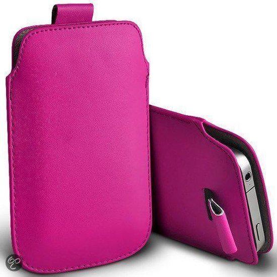 Roze insteek hoesje tasje iPhone 5 5s