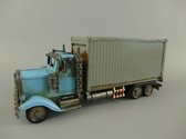 Fer-blanc - torpille - camion - conteneur - camion - camion porte-conteneurs