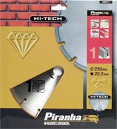 Piranha Diamantblad gesegmenteerde rand, 230mm. - nr. 1 HI-TECH X38117