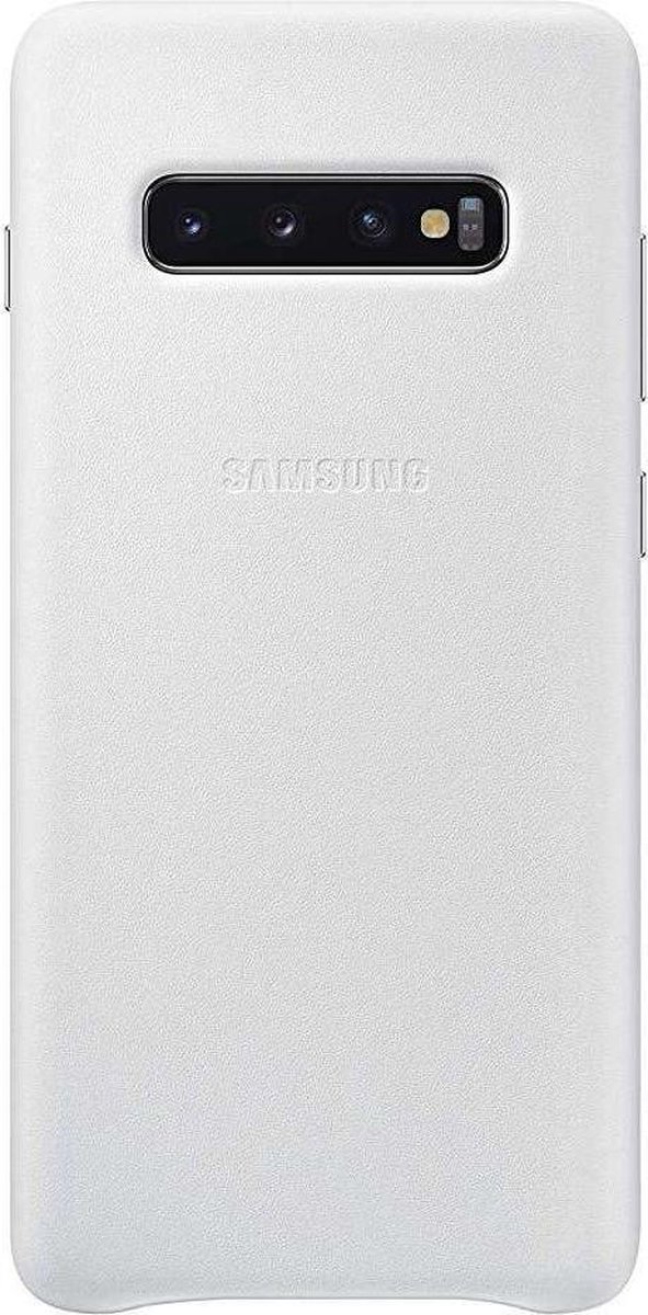 EF-VG975LWEGWW Samsung Leather Cover Galaxy S10 Plus White