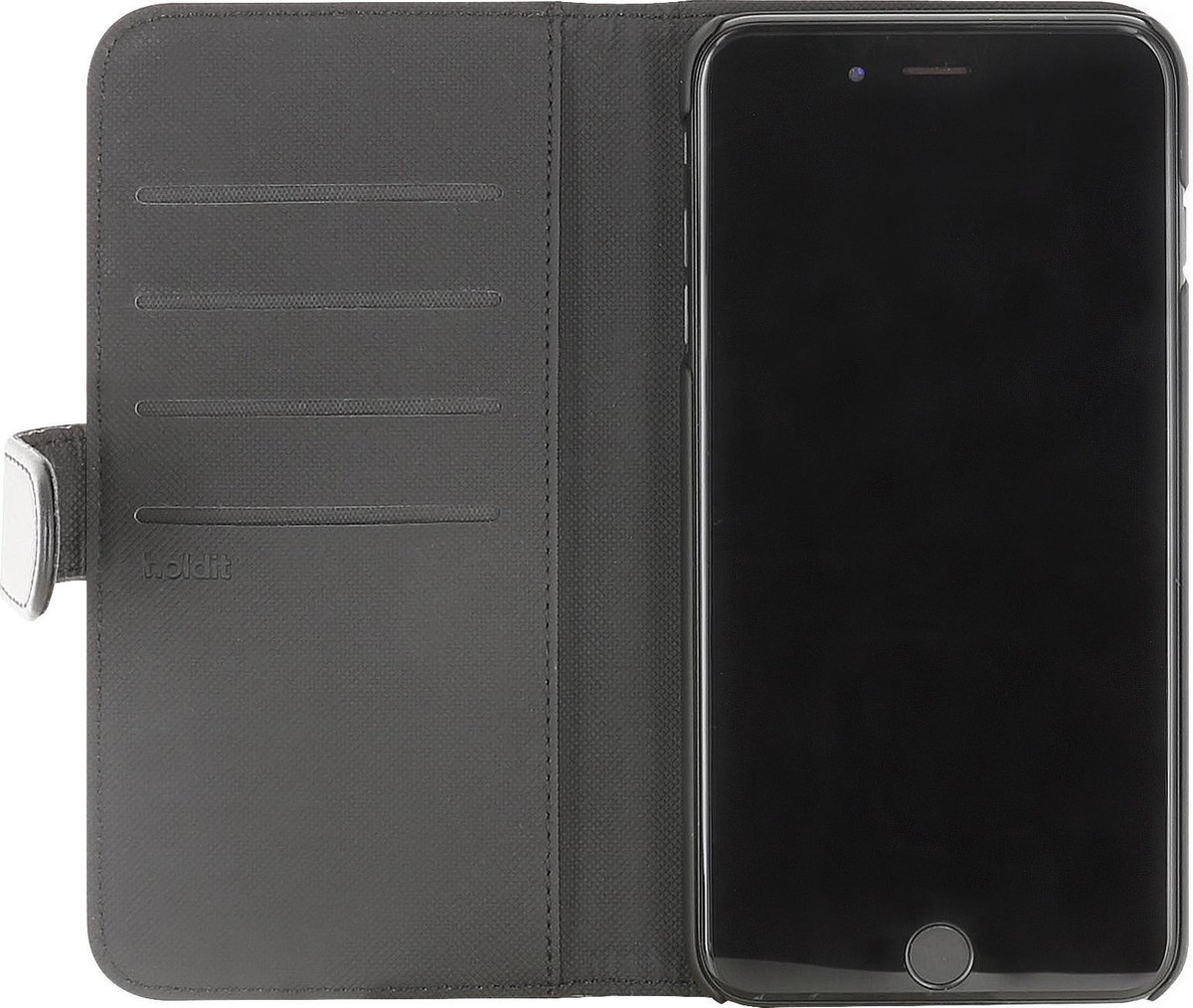 Holdit iPhone 8/7/6/6s Plus, wallet magnetic, black