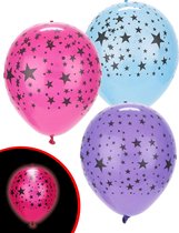 Illooms LED Ballonnen Mixed Stars - 5 Stuks