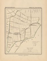 Historische kaart, plattegrond van gemeente Finsterwolde in Groningen uit 1867 door Kuyper van Kaartcadeau.com