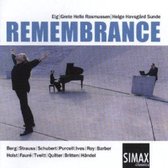 Remembrance - Berg, Strauss, Schubert etc / Elg, Rasmussen, Sunde