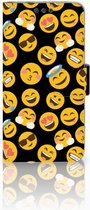 Microsoft Lumia 650 Wallet Book Case Hoesje Design Emoji