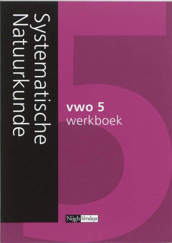 Systematische Natuurkunde 5 Vwo Werkboek - cover