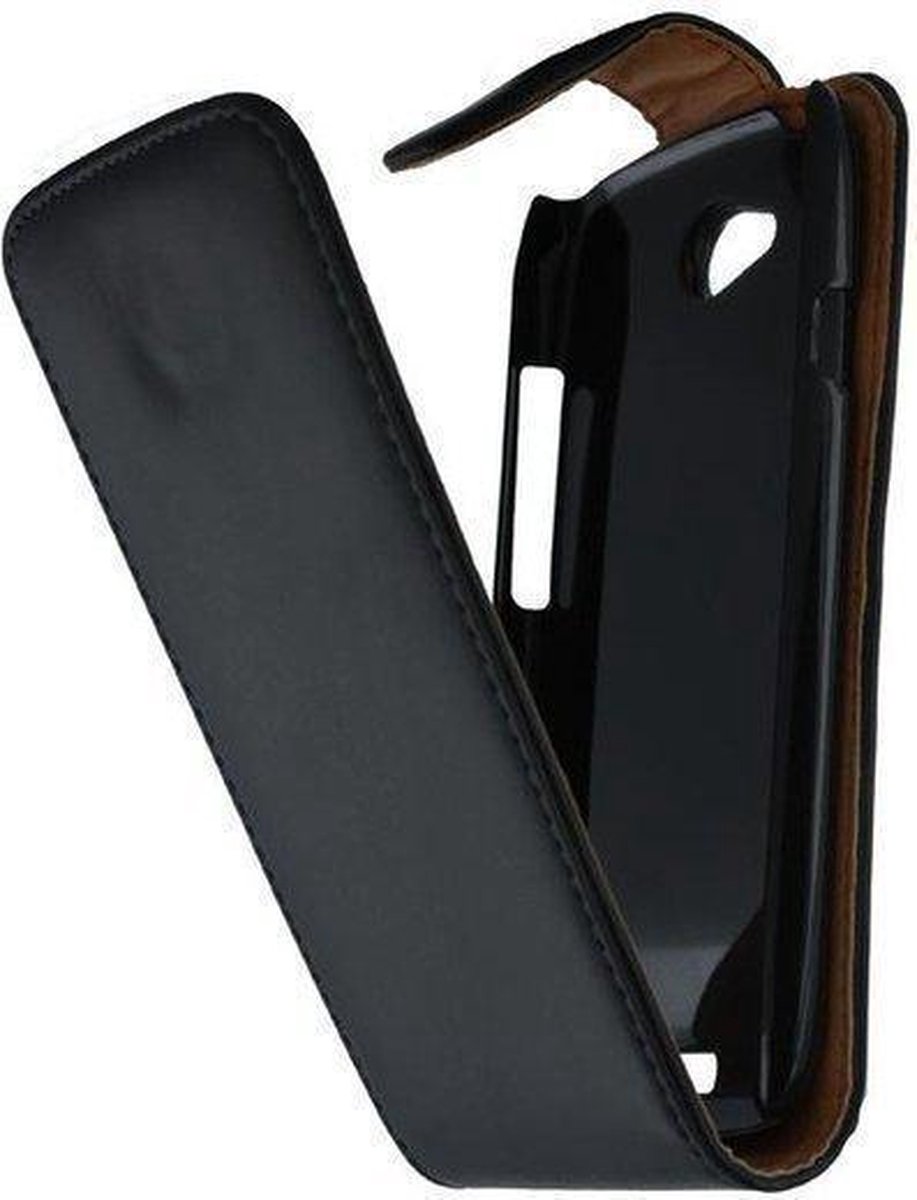 Xccess Leather Flip Case HTC One S Black