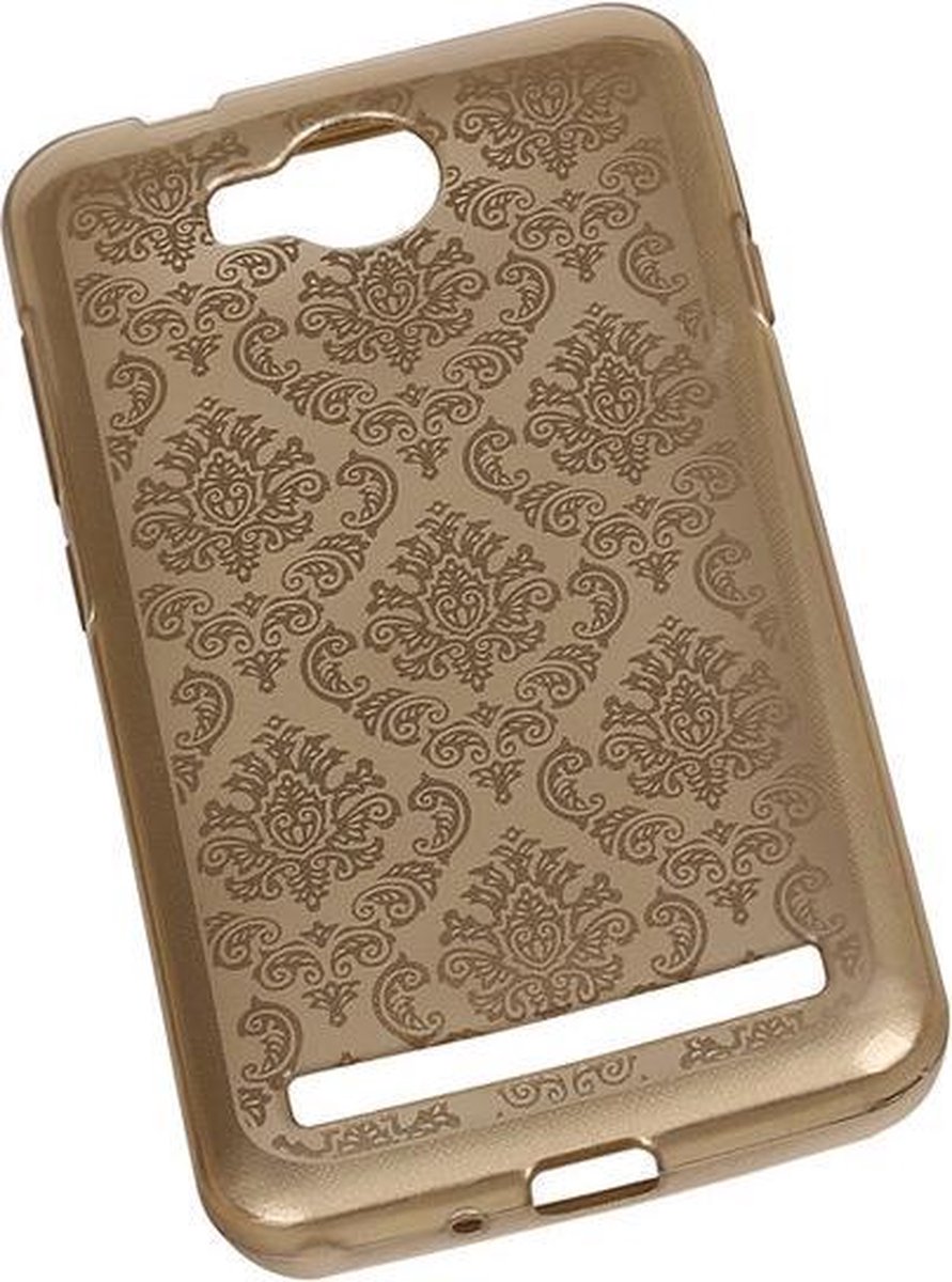 Goud Brocant TPU back case cover hoesje voor Huawei Y3 II / Y3 2