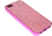 Bling bling hoesje roze Geschikt voor iPhone 5 / 5S / SE