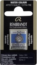 Rembrandt water colour napje Phthalo Blue Reddish (583)