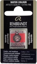 Rembrandt water colour napje - Cadmium Red Medium