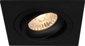LED Spot Set - Pragmi Borny Pro - GU10 Fitting - Inbouw Vierkant - Mat Zwart - Kantelbaar - 92mm - Philips - CorePro 840 36D - 4W - Natuurlijk Wit 4000K - Dimbaar - BES LED