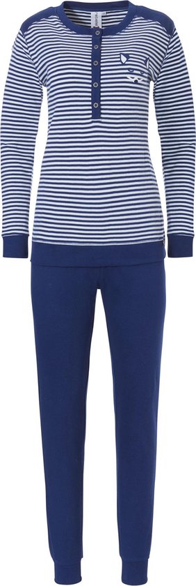 Inleg Buigen Standaard Rebelle Dames Pyjamaset - Blauw - Maat 48 | bol.com
