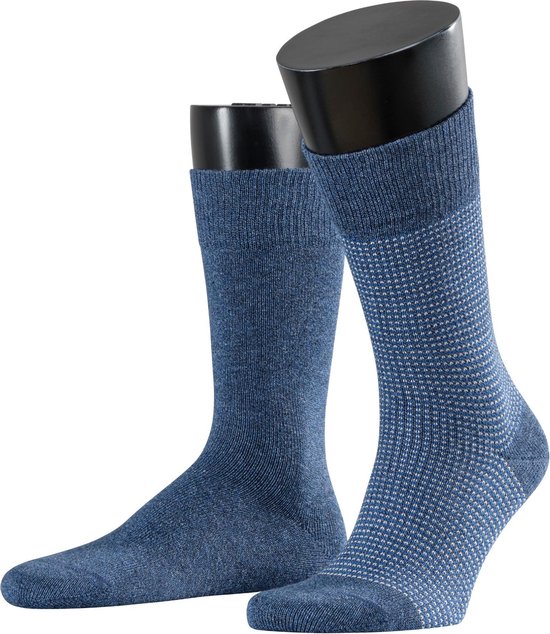 Contrasty Piqué 2-Pack M So Chaussettes, Gris (Flint Grey 3620), 43-46
