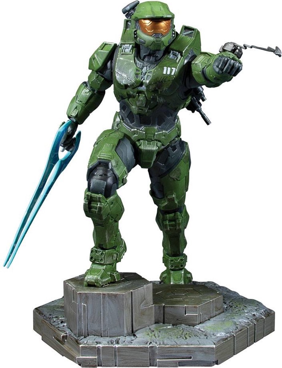 Halo Infinite PVC Statue Master Chief & Grappleshot 26 cm Beeld