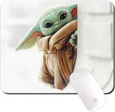 Bol.com Disney Star Wars Baby Yoda - Muismat 22x18cm 3mm dik aanbieding