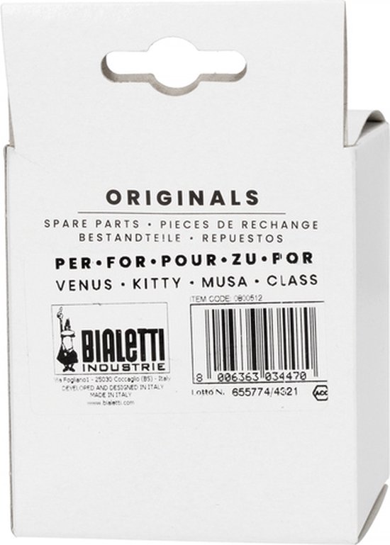 Entonnoir En Acier Bialetti Pour Moka Induction 6 Tasses - Pièce De Rechange Originale