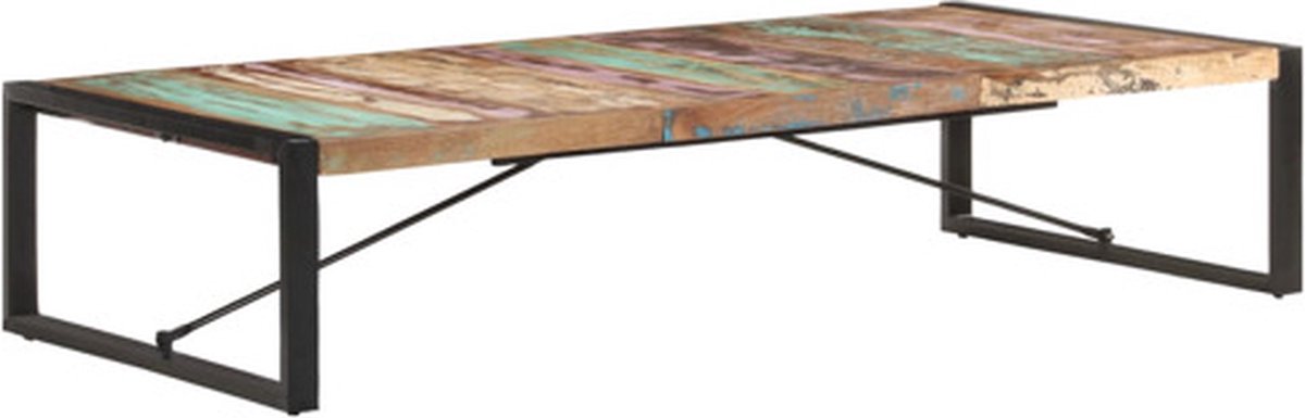 vidaXL Salontafel - 180x90x40 - cm - massief - gerecycled - hout