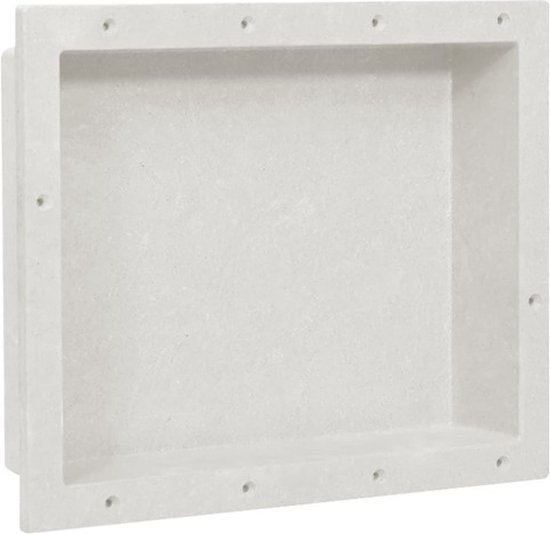 Douchenis met 3 vakken 41x99x9 cm matwit kopen Douchenis met 3 vakken 41x99x9 cm matwit kopen