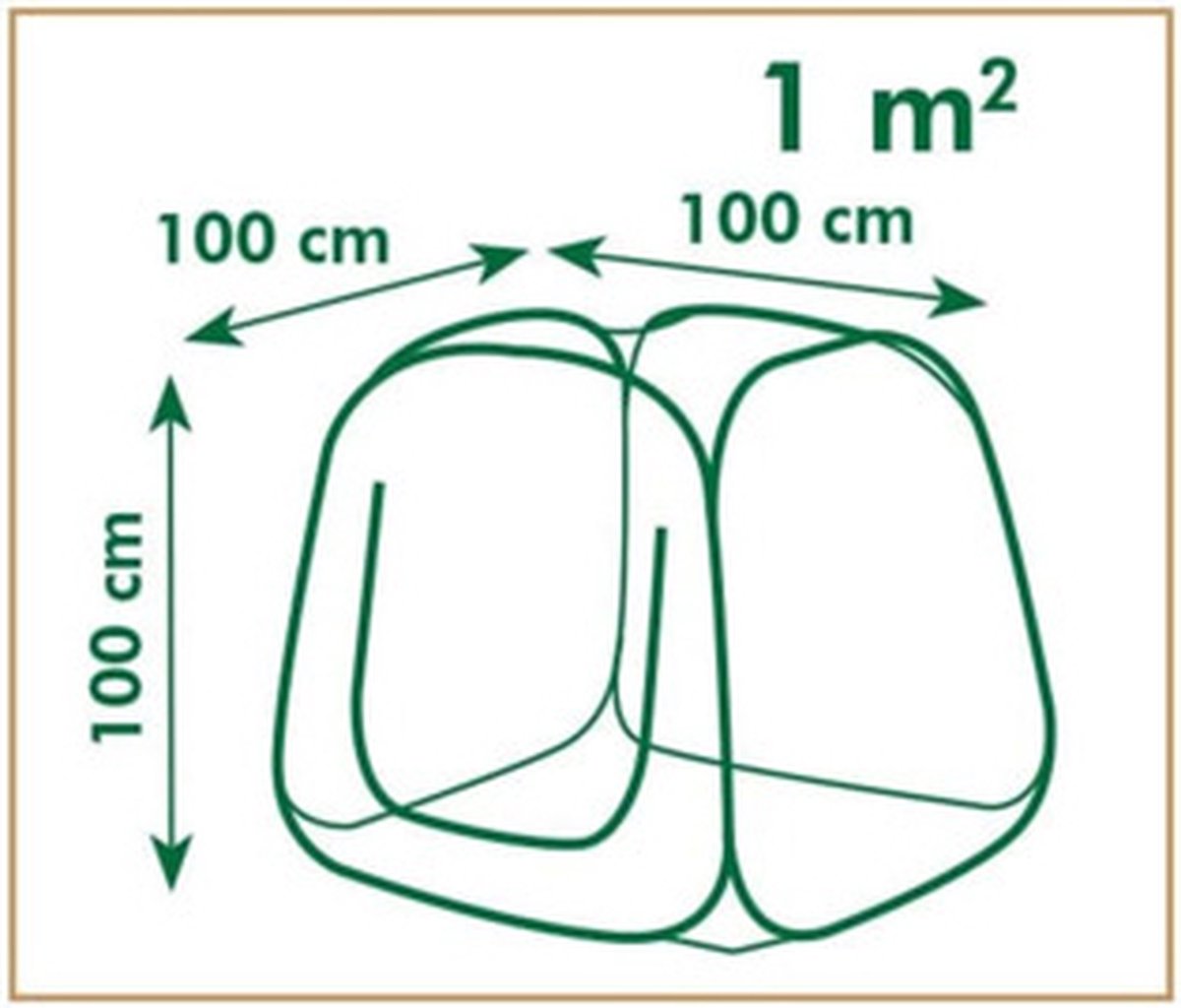 Talen Tools Nature Tuinbroeikas pop-up - 100 x 100 x 100cm