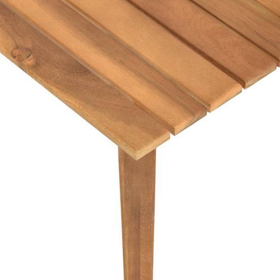 Table de jardin 60x60x36 cm bois d'acacia massif