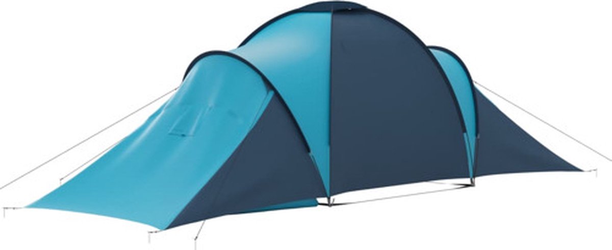 vidaXL - Tent - 6-persoons - blauw - en - lichtblauw – foto 7
