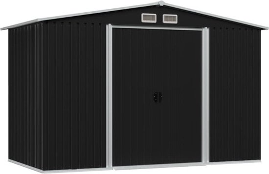 vidaXL - Tuinberging - 257x205x178 - cm - staal - antraciet