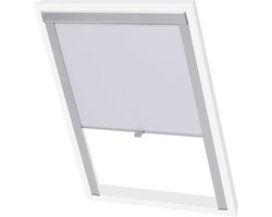vidaXL - Rolgordijn - verduisterend - wit - 104 - GGL - en - GGU