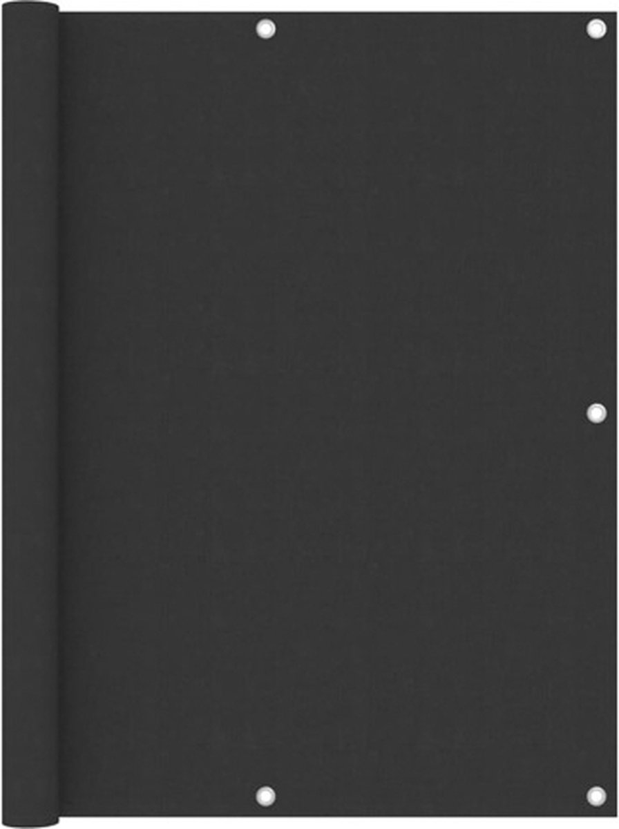 vidaXL - Balkonscherm - 120x600 - cm - oxford - stof - antraciet op Prijzenvolger.com