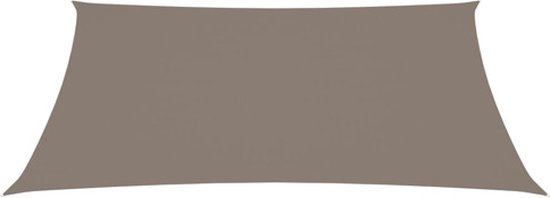 vidaXL Parasol rectangulaire 2 x 3 m Tissu Oxford Taupe