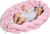 Babynest / Premium - Qualité supérieure, coton confort, Lit bébé, Bumper de lit bébé, Nid câlin pour lit bébé